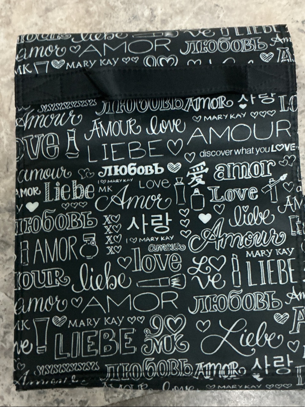 Mary Kay "Discover What You Love" travel roll-up bag